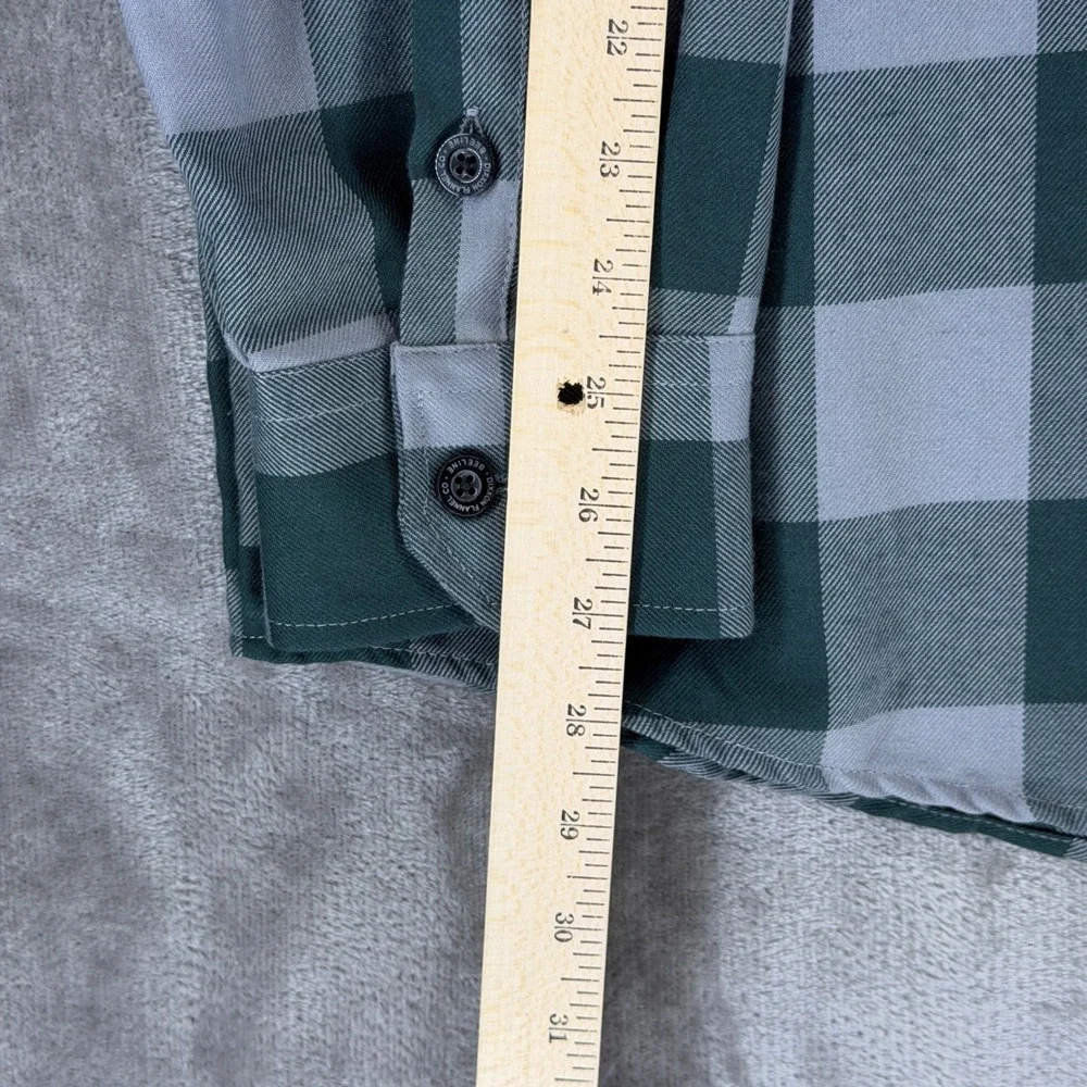 Dixxon‎ Flannel Co Beeline D-Tech Green Grey Buffalo Check Shirt Mens 3X Tall